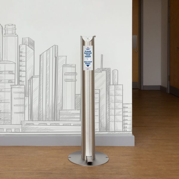 Osler & Walsh Freestanding Hands-Free Foot-Pedal Sanitiser Dispenser - Image 3