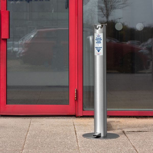 Osler & Walsh Freestanding Hands-Free Foot-Pedal Sanitiser Dispenser - Image 7